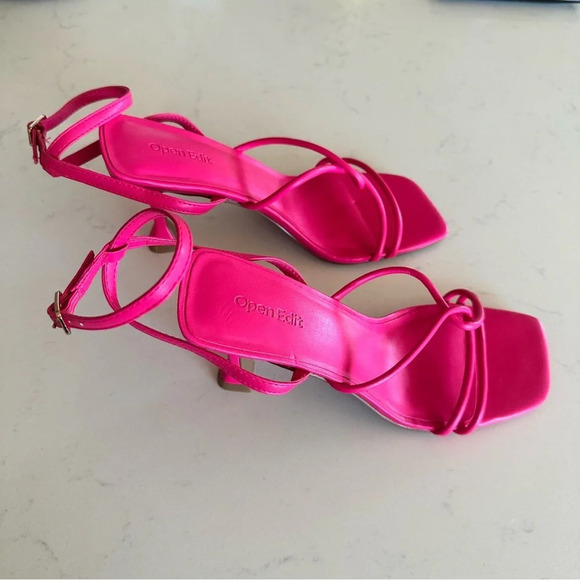 Open edit Rachel Sandal in hot pink Size: 9 - Picture 6 of 7